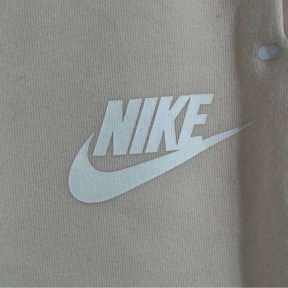 Nike S Sportswear Phoenix Slim Fleece Pants cream pale pink 0485 small jogger - Picture 2 of 15